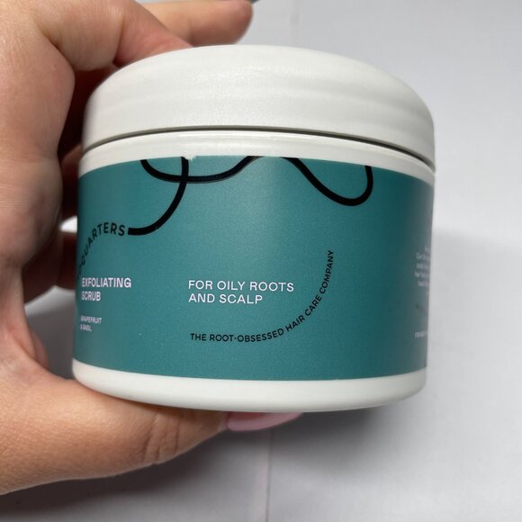 Headquarters Exfoliating Scrub Scalp Hair for Oily Scalp Grapefruit Basil 8oz - Picture 3 of 6